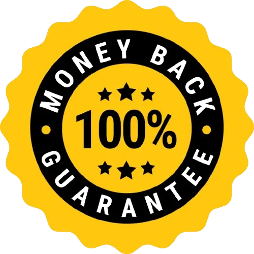 60-day money back guarantee seal