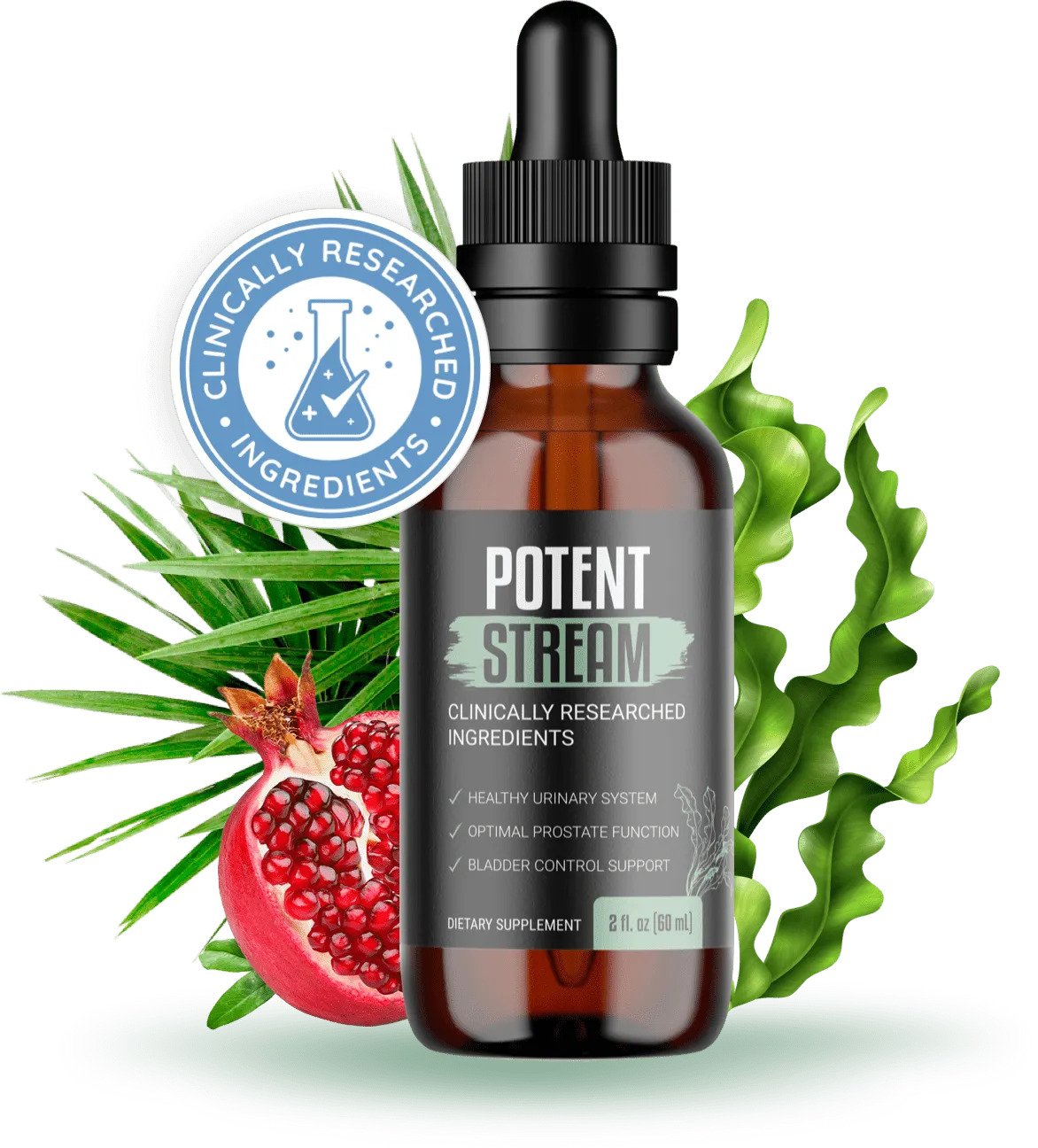 PotentStream™ prostate health supplement bottle